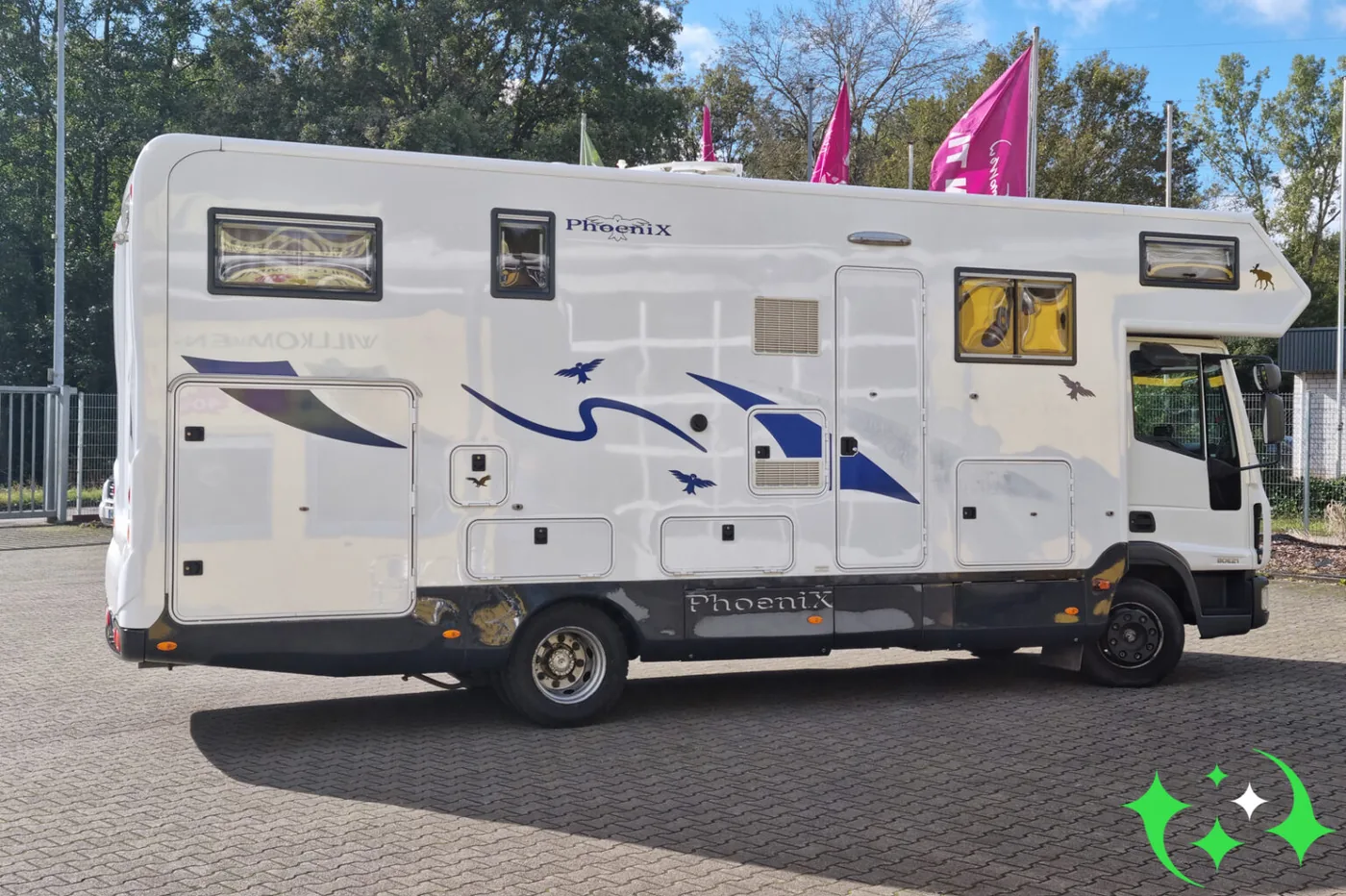 Alkoven-Wohnmobil Phoenix mit versiegeltem GFK-Aufbau